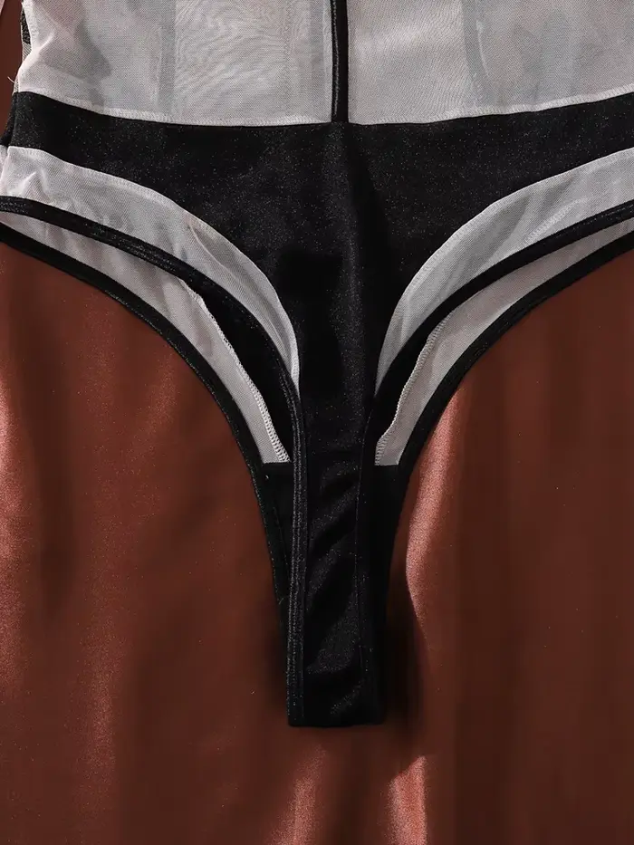 Sexy čipkovaný body Belamimi pre ženy – Elegantný top pre