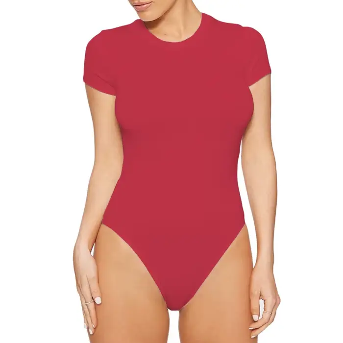 Nouveauté – Bodysuit sexy Y2K pour femme – Tenue décontractée d'été – Corset moulant pas cher – Hauts noirs et blancs – Vêtements féminins tendance