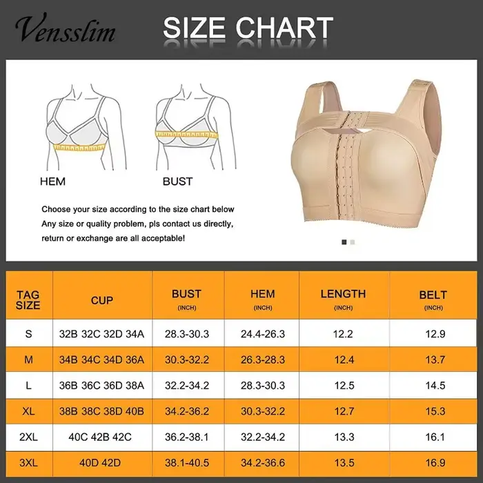 Dámske korzet telo Shaper post-chirurgie nastaviteľná podprsenka push up kompresie späť podporu postoj korektor Shapewear