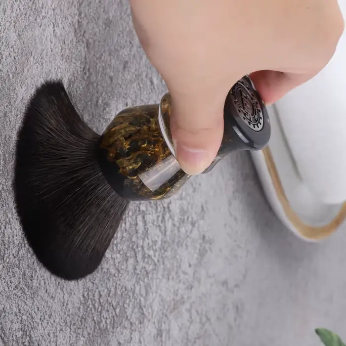 YAQI DEEP STONES 24mm syntetické vlasy živicová rukoväť pánska kefa na mokré holenie
