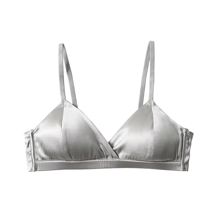 Sexy bezšvíková hodvábna podprsenka, perfektná pre ženy, pohoda pokožky, štýlová pre večierky a špeciálne darčeky