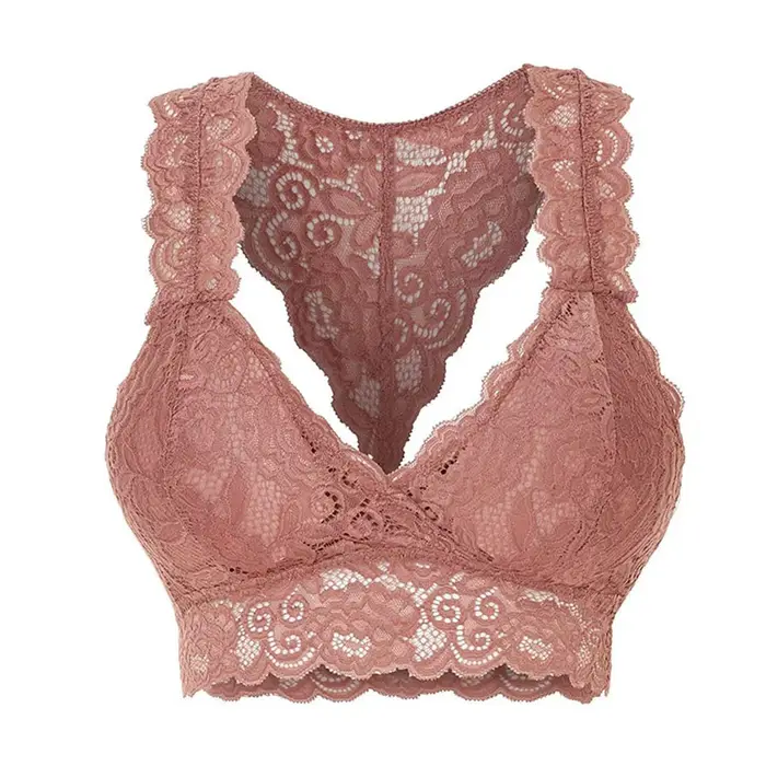 Štýlová bezšvová podprsenka pre vysoké ženy, polovica šálky, kostice, polyester a bavlna, nášivka dekorácie, športové a každodenné pohodlie