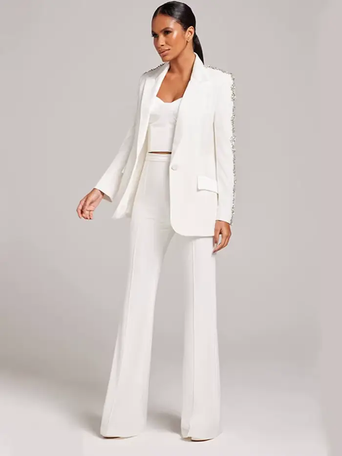 Ensemble de costume de créateur de la nouvelle collection 2026 HIGH STREET, style professionnel pour