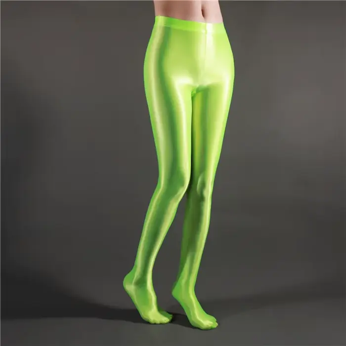 Leggings opaques brillants, collants taille haute, bas Sexy, pantalons de Yoga, entraînement, sport 