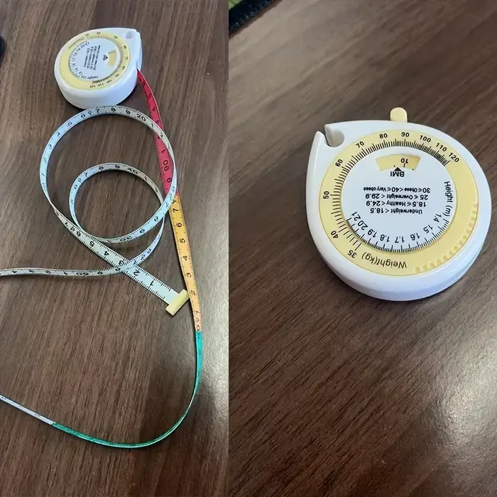 1 krajčírsky meter BMI 59