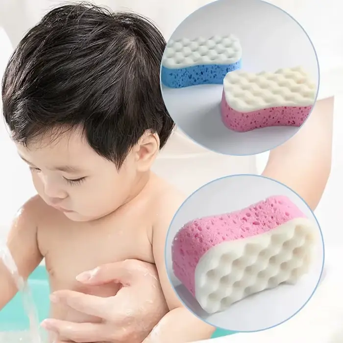 Mäkká kúpeľová hubka, Telový peeling, Masážna kefa, Rukavice, Čistič pokožky, Relaxácia, Exfoliácia, Starostlivosť o pleť, Sprchovací doplnok, 1/3 kusov
