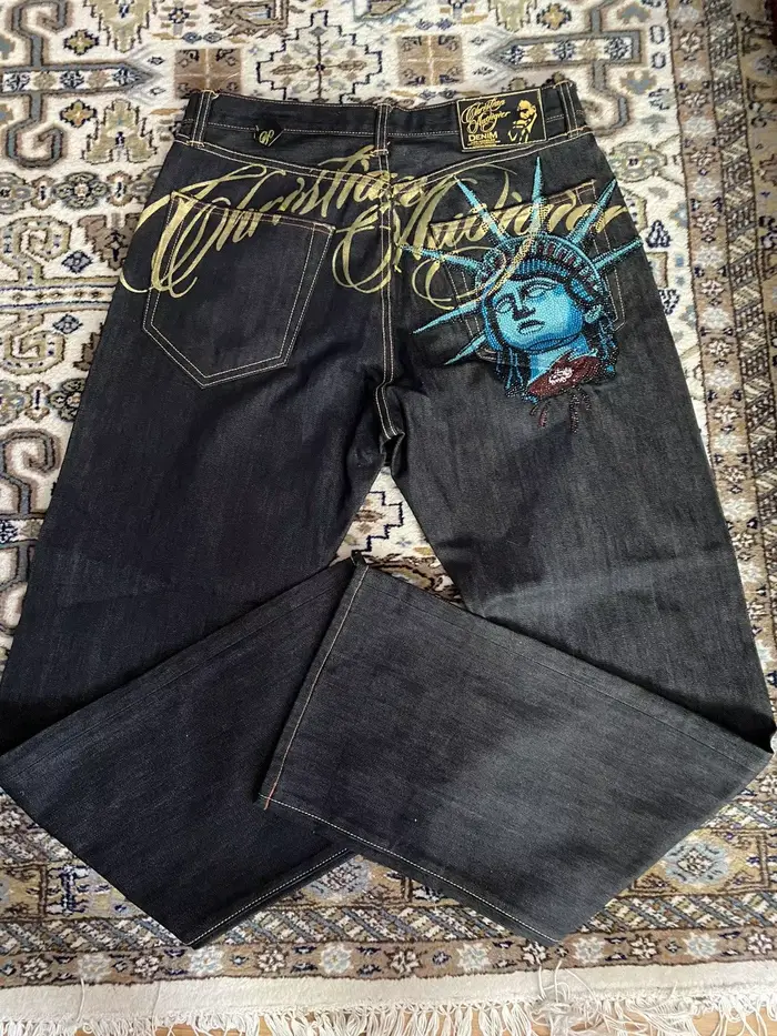 Ročník Harajuku Y2K džínsy pre ženy špeciálne príležitosti americký štýl všestranný ľahký roztiahnuteľný Denim