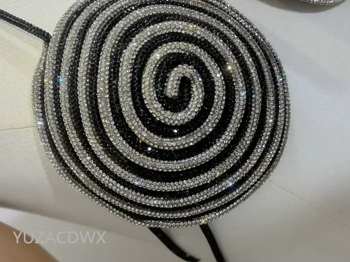 Dámska plážová voľná podprsenka, Precious Top, spodná bielizeň ozdobené diamanty, zadné, sexy, luxusné, párty, nočný klub, leto
