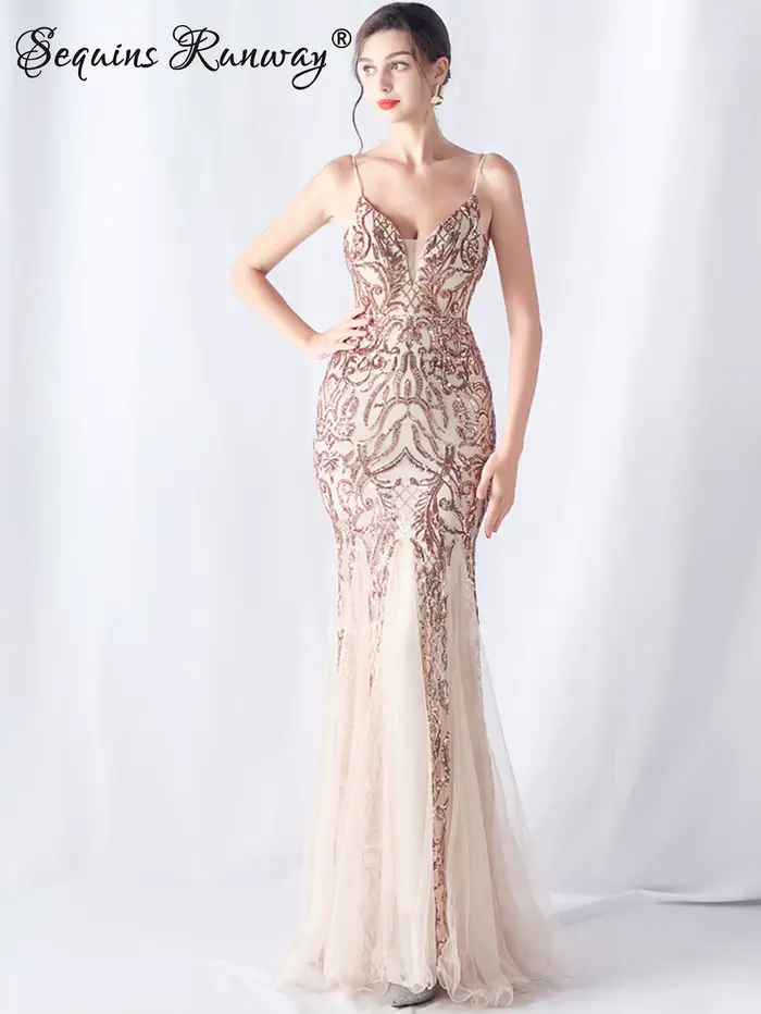 Elegantné a sexi dlhé večerné šaty pre ženy 2026