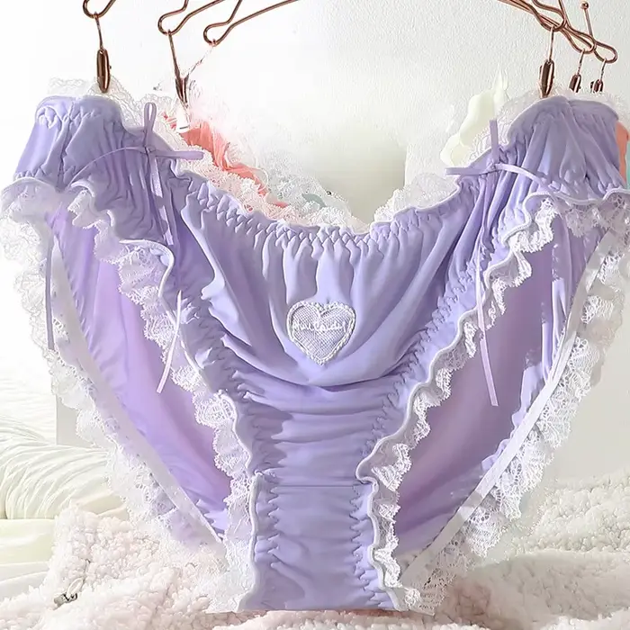 Spodná bielizeň Sexy ropa interiér mujer Lolita roztomilá súkromná slúžka bragas de mujer veľká veľkosť spodná bielizeň ženy mäkké čipky nohavičky lenceria