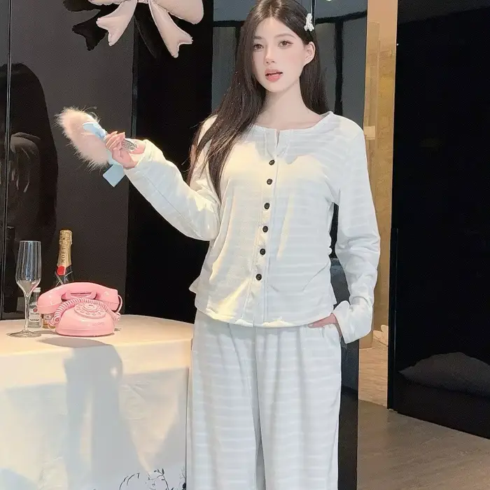 Pyjama en velours pour femmes, ensemble 3 pièces, bretelles, Sexy, dentelle, vêtements de maison, en