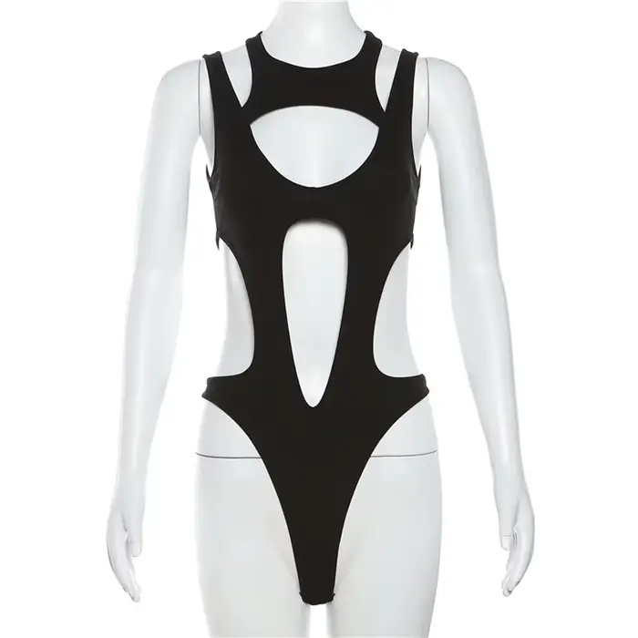 Gotické prelamované body pre ženy, Sexy, Techwear, Y2k móda, Patchwork, Grunge topy, bez chrbta, vysoký strih, Slim