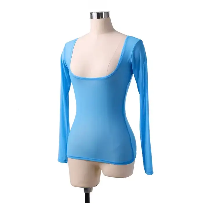 Brušný tanec body pre ženy, sexy trikot, otvorená busta, priehľadná sieťovina, pletená pre slobodu pohybu, špeciálna príležitosť