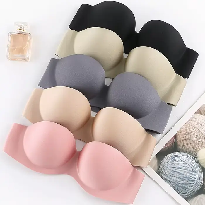 FINETOO Predné uzavretie Sexy push up podprsenka ženy podprsenka neviditeľné spodné prádlo spodná bielizeň pre ženy bez ramienok bezšvíkové Bralette