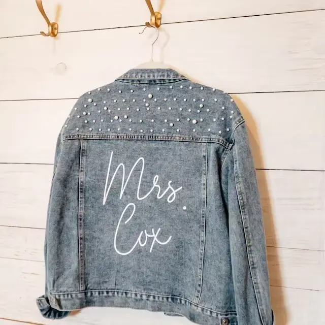 Personalizovaná džínsová bunda s pani Pearl