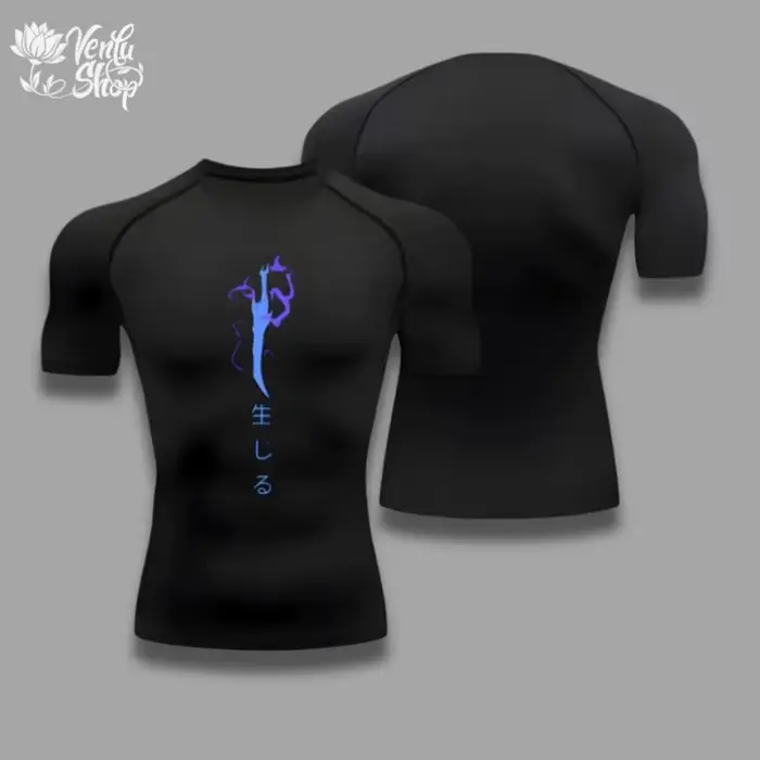 Jin Woo kompresné tričko do posilňovne Sung Jin Woo Solo Leveling Anime Muscleshirt športové oblečenie Igris