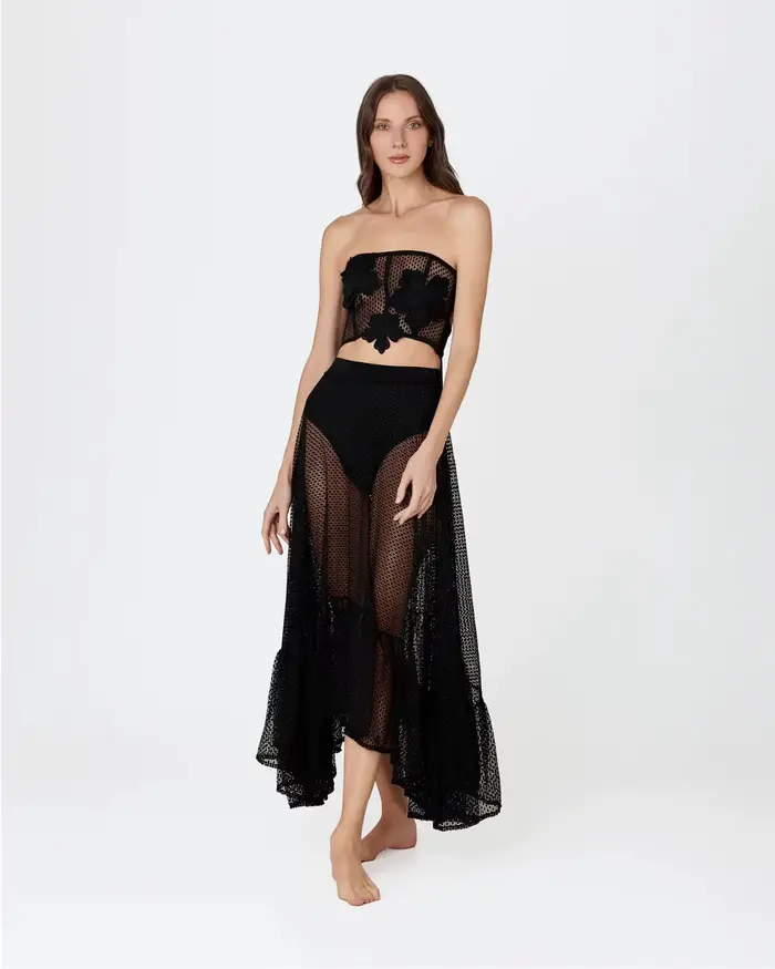 Kvetinové zdobené bikiny pre ženy, plavky s vysokým pasom, elegantné, pletené pletené, dvojdielna sada, plážové oblečenie na dovolenku
