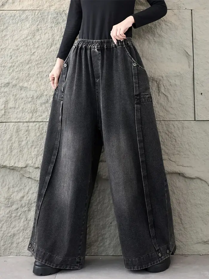 Amax LuluE 2026 printemps mode classique Denim pantalon dames Vintage solide jean décontracté femmes