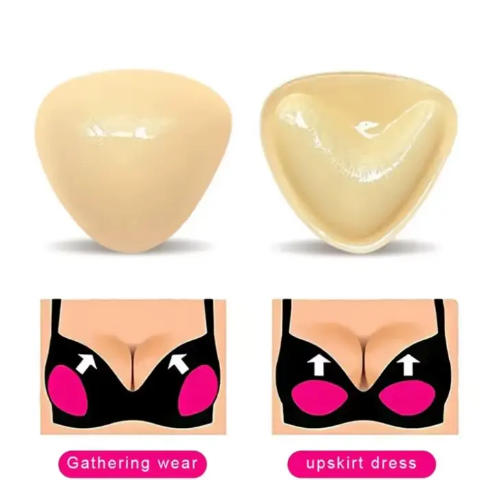 Push-up hrudné vložky z nylonu a bavlny pre elegantnú a pohodlnú siluetu pre špeciálne príležitosti pre ženy