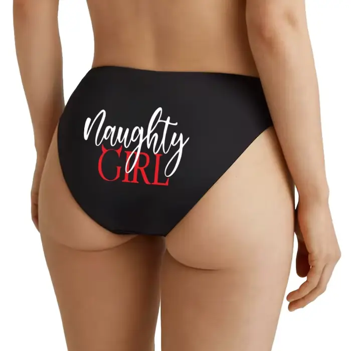 Nezbedné dievča dámske bavlnené spodné prádlo pery Sexy Lingerie pre ženy roztomilé