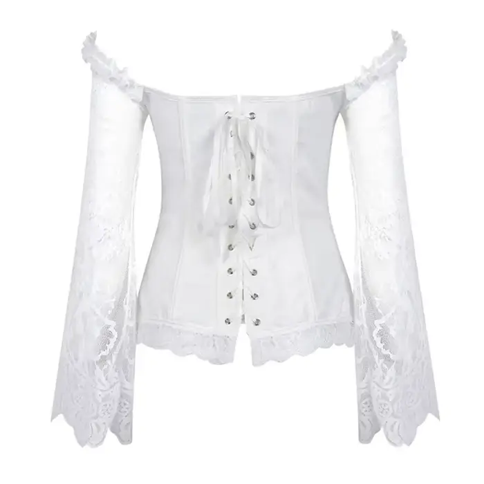 Vintage bustier z polyesteru a elastanu s výšivkou, pre ženy, každodenný štýl a špeciálne príležitosti