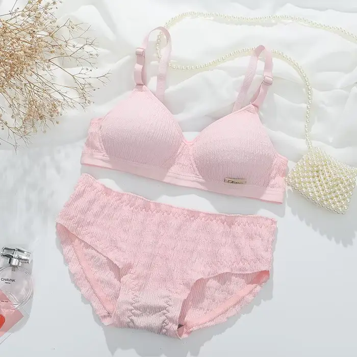 Dámske športové podprsenky Set spodná bielizeň Wireless Bralette High Sexy nízky pás nohavičky bezšvíkové žena sada spodná bielizeň intímny spánok