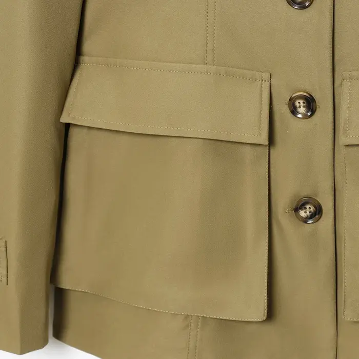 Veste femme kaki manteau femme vêtements d'extérieur femme à manches longues haut femmes 2025 automn