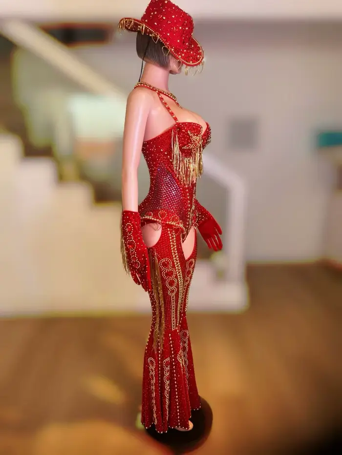 Sexy JENAORE 4-dielna sada pre ženy Noci Kluby Karneval Party Shows Showgirl