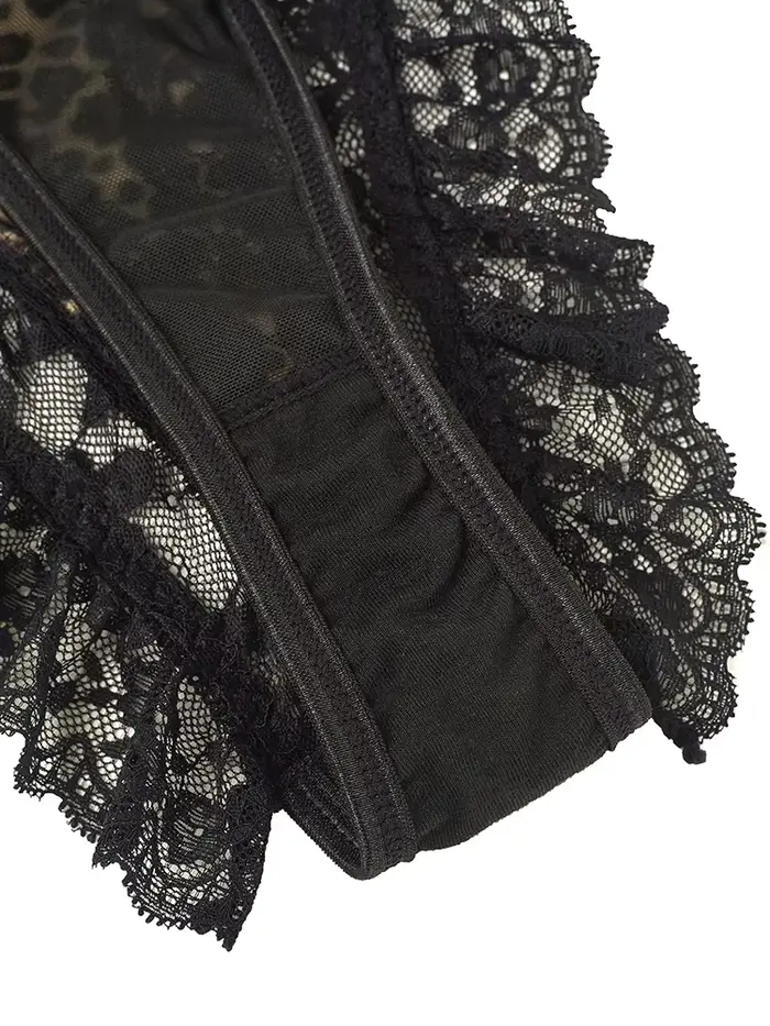 body Sexy Leopard čipka, Vintage, Chic, Štíhly, Dámske oblečenie, Špagety popruhy, Bez rukávov, Backless, Dospelý vzor