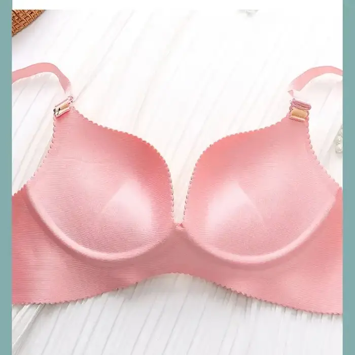 Retro kvetinová tlač push-up podprsenka pre malé prsia, optické, plesne pohár, bez oceľového krúžku, bezdrôtové synchronizácia podprsenka, študent, mäkké, bezšvíkové, dievčatá