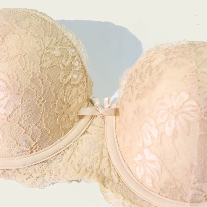 BEAUWEAR - Podprsenka s polovičnými košíčkami a mrazivými priehľadnými ramienkami