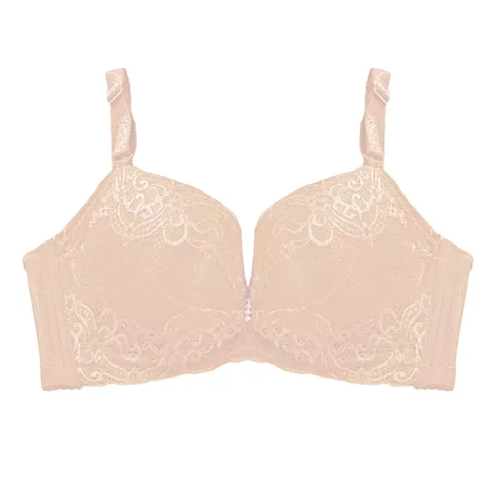 Soutien-gorge sexy en dentelle grande taille pour femme, confortable, à armatures, effet push-up, br
