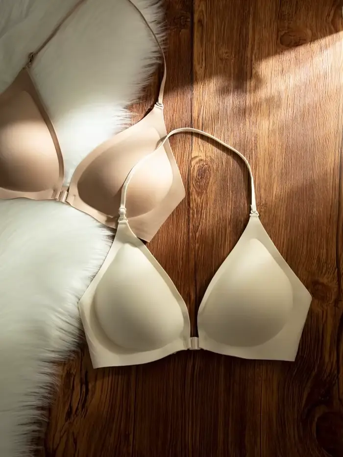 Soutien-gorge halter pour femme avec trois modes de port, dos élégant, bretelles fines, sans armatures, maintien latéral, anti-affaissement, rembourrage doux, lingerie quotidienne d'été pour toutes les occasions