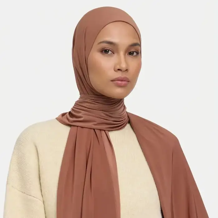 Nouveau Hijab en Jersey Liquide pour Femmes Musulmanes, Foulards et Châles de Ramadan, Voiles Islami