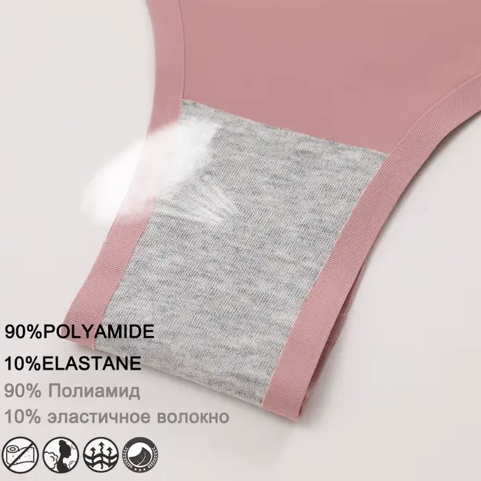 Neviditeľný krátky, Sexy spodná bielizeň, Dámske ľadové hodvábne spodné prádlo, bezšvíkové, pohodlné, bavlnený rozkrok, stredne veľké, dievčenské nohavičky