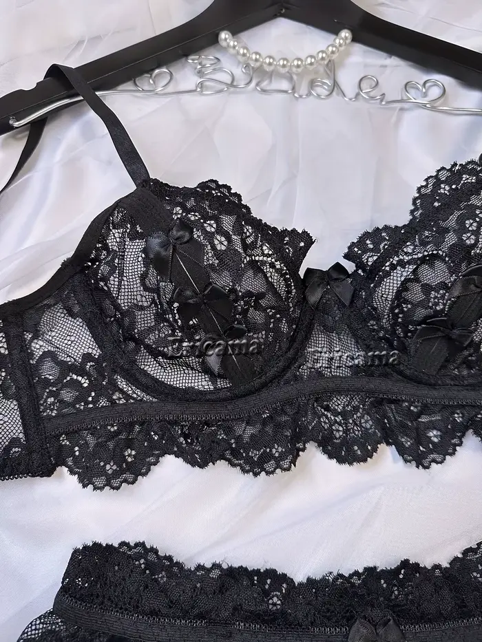 Štýlový Sexy Dámske spodná bielizeň Set pre romantické a špeciálne príležitosti