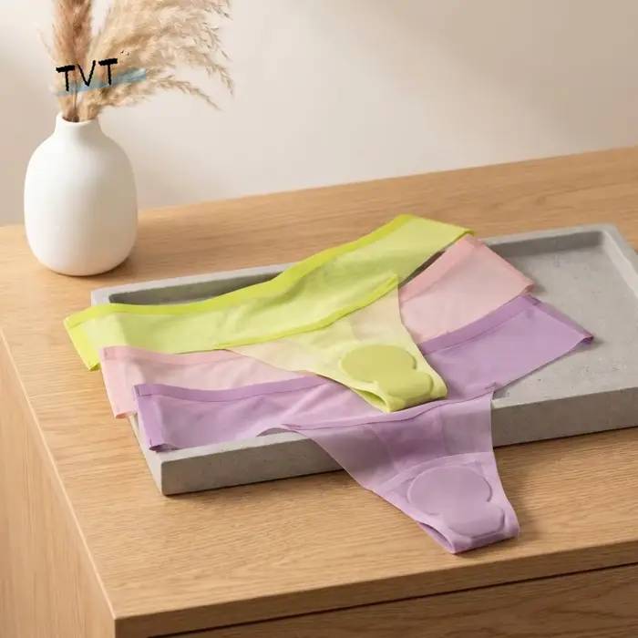 Culotte string transparente en coton fin pour femme, sous-vêtement de yoga et fitness, culotte d'été taille basse pour sportifs