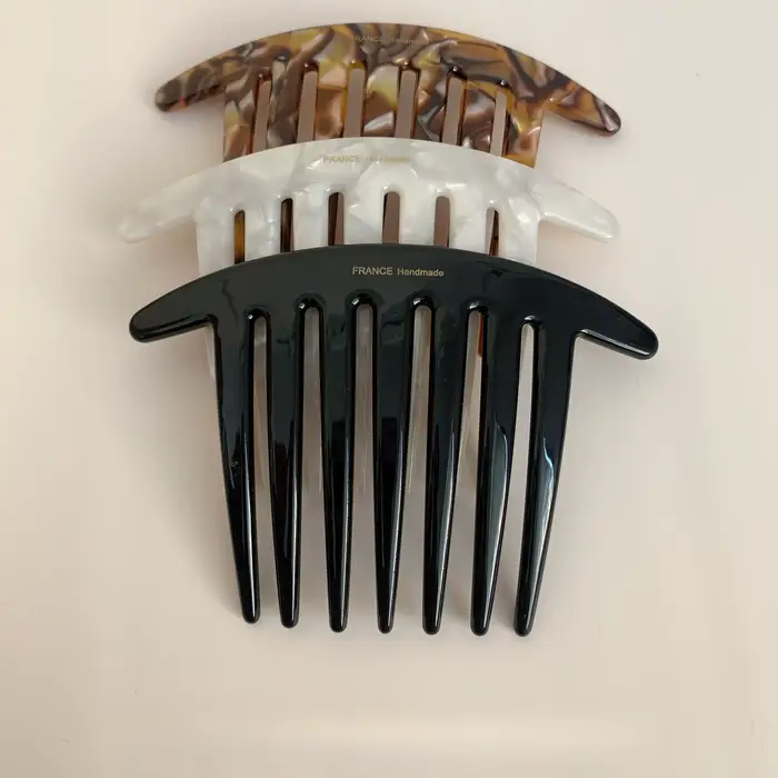 Épingle à cheveux française en forme de U, avec peigne à tête de boulette de viande, moderne, Simple
