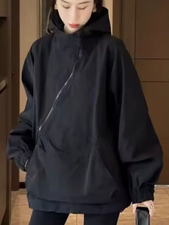 Jednofarebné dámske mikiny s kapucňou