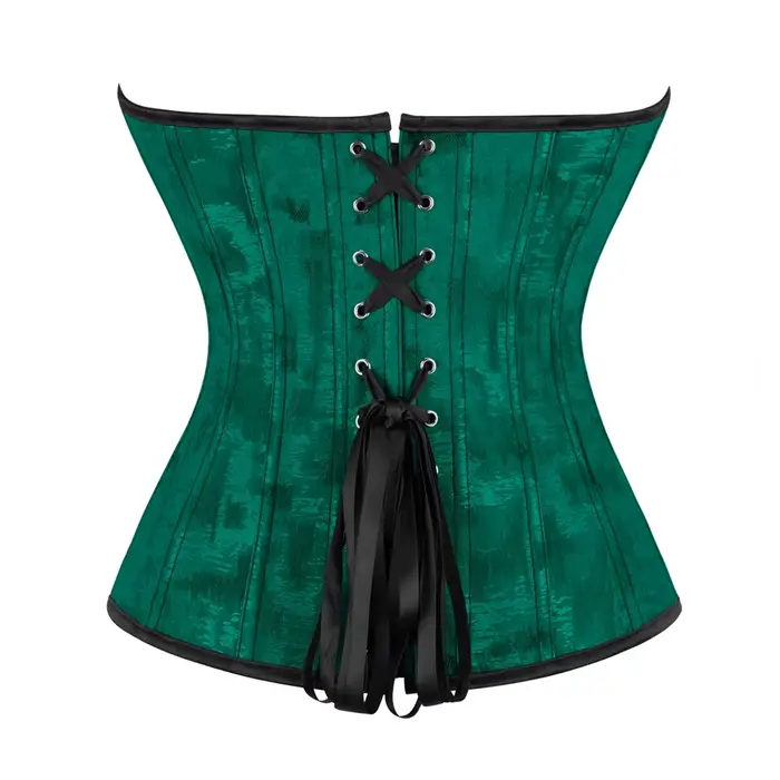 Corset Bustier pour femmes fleur à lacets Bustiers surbuste décontracté Jacquard Korsett Costume de la Renaissance médiévale tenues Steampunk
