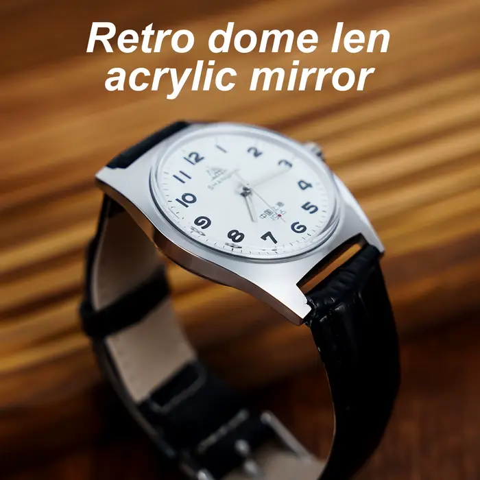 Hodinky Shanghai 7120 inšpirované vintage 36 mm - Mechanické náramkové