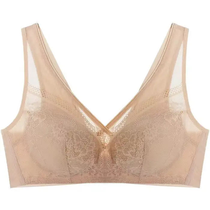 Grande taille bâton sur soutien-gorge B C tasse Sexy dentelle soutien-gorge pour femmes grande taille couverture complète mode noir Lingerie sous-vêtements M L LL 3L 4L 5L