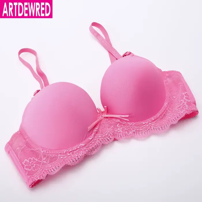 Horúce ženy podprsenka push up Dámske podprsenky Sexy Cover A B C Cup pevné bezšvíkové podprsenky vysoké spodné prádlo Ultra-tenká žena spodná bielizeň