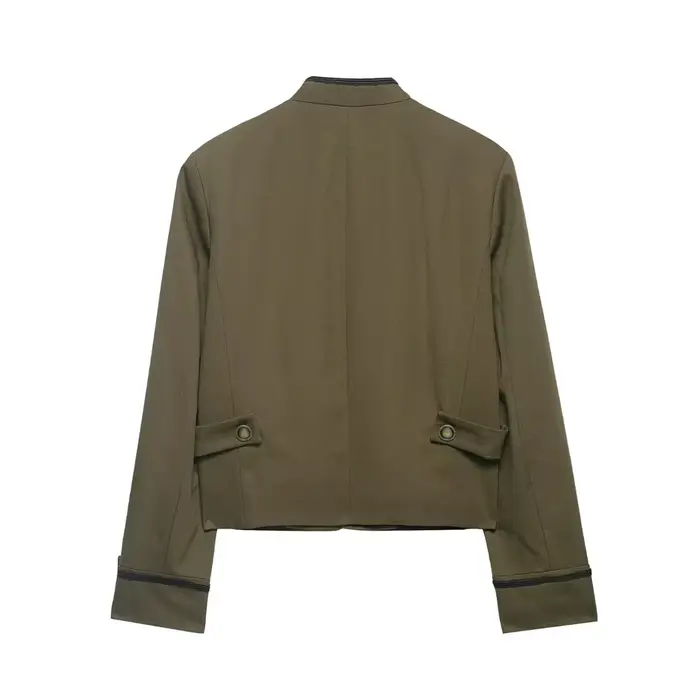 ZYIG Nouvelle Collection Printemps 2026 – Veste de Costume Élégante pour Femme avec Épaulettes Rembo