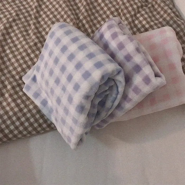 Dámske teplé hrubé Fleece pyžamo Set, zimné oblečenie na spanie, tuhé Top a kontrolované nohavice, mäkké, domáci oblek