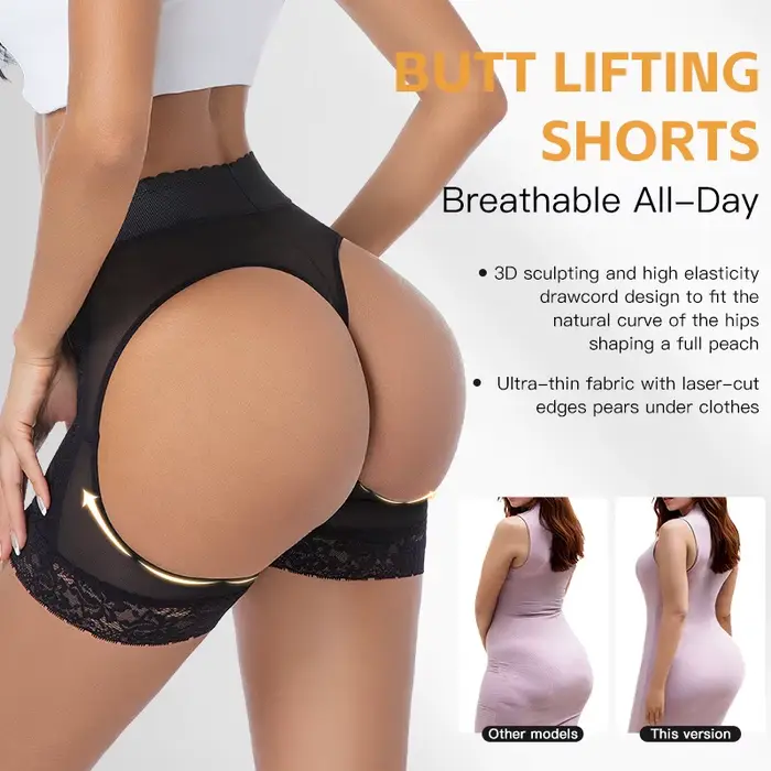 Dámske zadok otvorené hip zadok šortky čipka zadok Shaper nohavičky telo Shaper svadobné nohavice spodná bielizeň žena zadok Push Up nohavičky