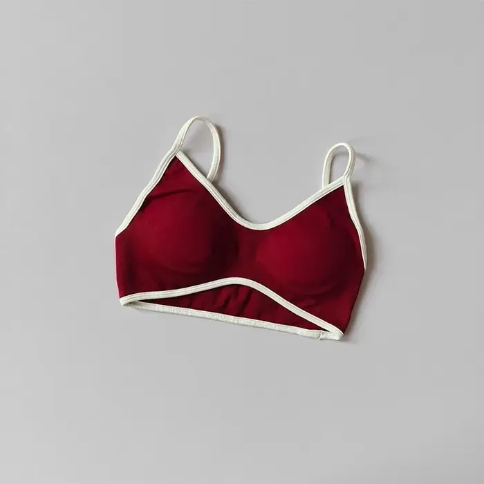 Soutien-gorge de Sport athlétique rembourré, antichoc, sans couture, Sexy, dos nu, pour femmes, entr