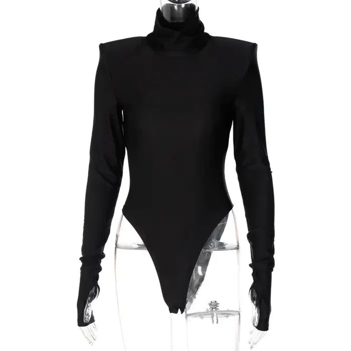 AHAgaga vêtements de détente à manches longues Fitness barboteuses femmes combinaisons Sexy bureau d
