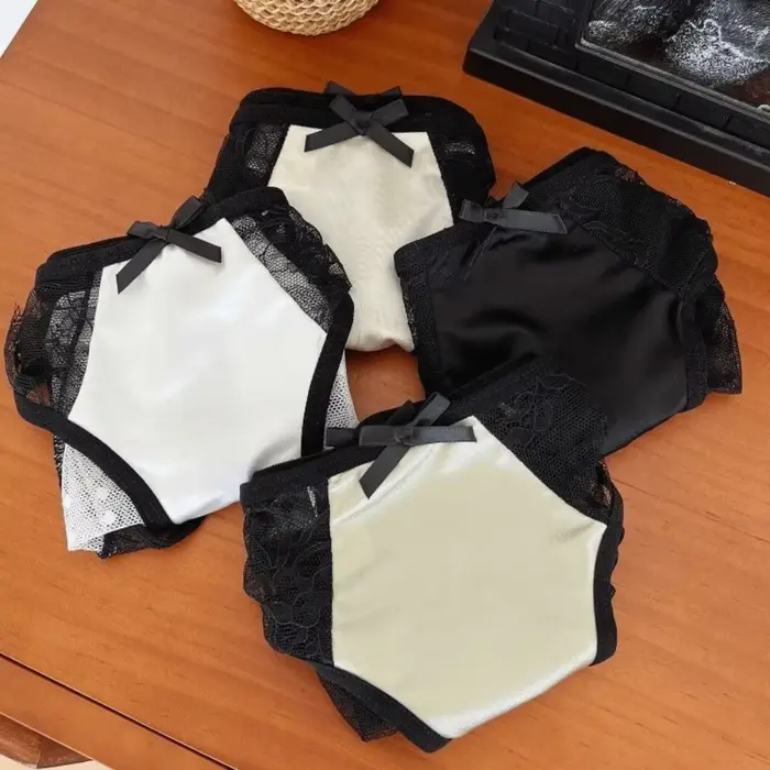 Krátke nohavičky pre ženy z polyesteru s elegantnou a pohodlnou čipkou pre každú príležitosť
