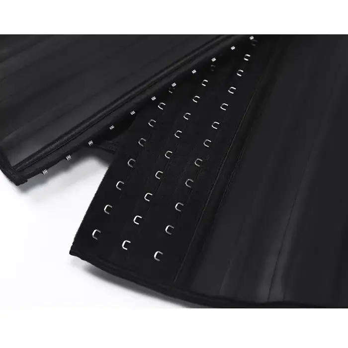 Corset de sport en latex pour hommes et femmes, gaine amincissante, ceinture en caoutchouc, vêtement sculptant le corps, 25 baleines en acier, sous-vêtement pour activités sportives et fitness